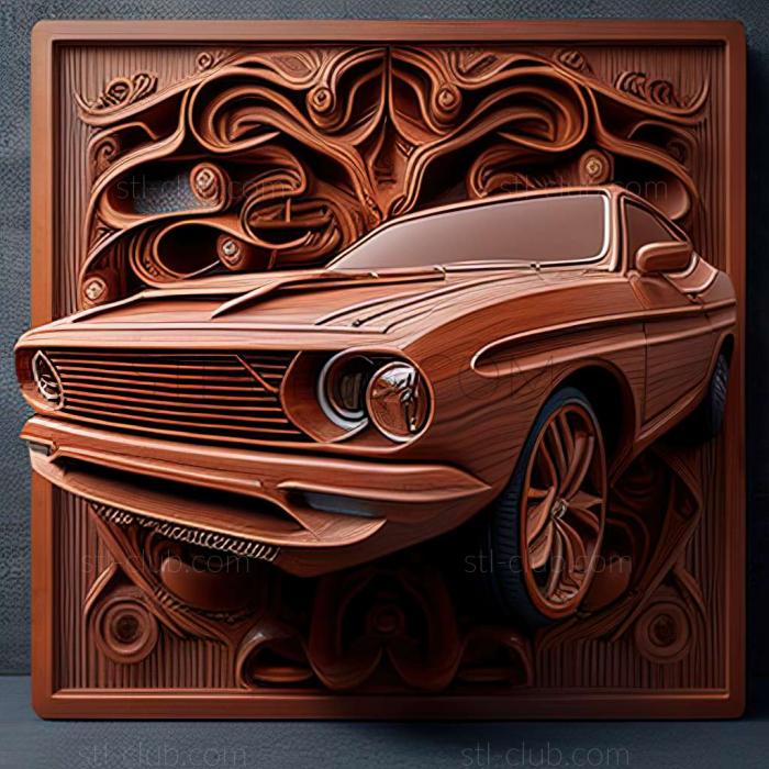 3D модель Ford Capri (STL)